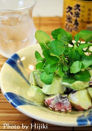 A picture of Avocado and Octopus Appetizer Salad.
