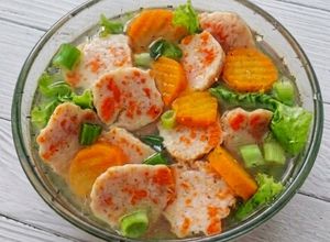 Foto resep Sup Baso Salmon