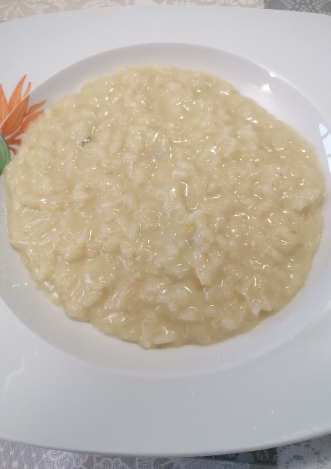 Una foto de 285. Risotto de roquefort y granna padano / Thermomix
