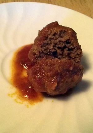 A picture of Slow Cooked Italian Meatballs.