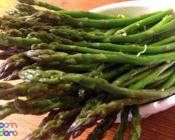 The New Way Make Recipe Preparing Steaming Asparagus Home Style