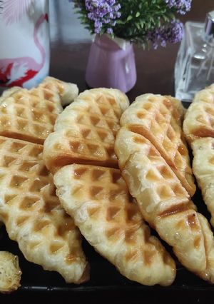 Foto resep Croffle Praktis dan Crunchy