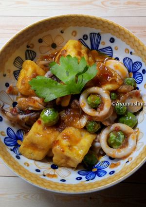 Foto resep Tahu cumi pedas manis