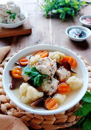 Foto resep Sop Bakso Rambutan