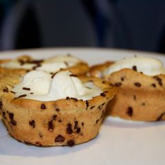 A picture of Ice Cream Stuffed Cookie Cups.