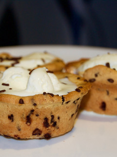 A picture of Ice Cream Stuffed Cookie Cups.
