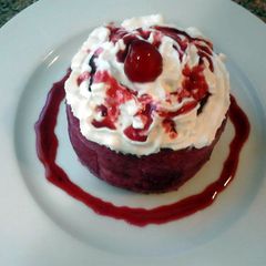 A picture of Amy's Mini Berry Pudding Treats.