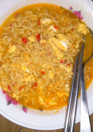 Foto resep Seblak mie telor simple