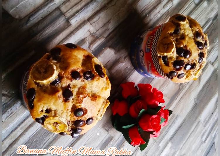 Muffin pisang Ambon chokocips