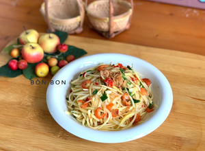 Hình của món Gỏi Xoài Tôm Khô.