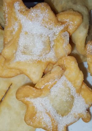Una foto de Masa para pastelitos o torta fritas 😋.