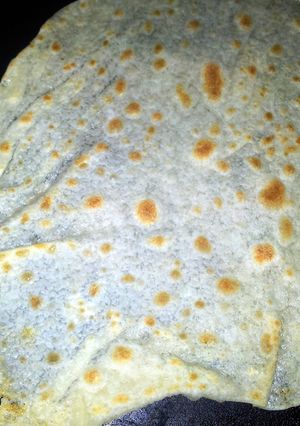 A picture of Ju's easy Naan.