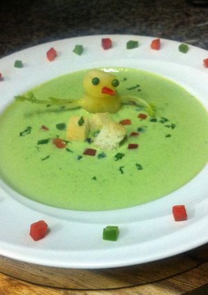 A picture of K's Peas Soup.