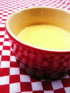 A picture of My Mother's Steamed Custard Pudding.
