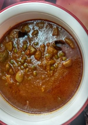 A picture of Mushroom matar.
