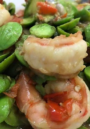 รูปของ กุ้งผัดสะตอ