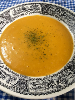 Una foto de Crema de zanahoria al curry