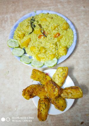 রাঢ় অঞ্চলের ডিংলির(কুমড়ো)খিচুড়ি রেসিপির প্রধান ছবি