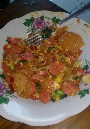 Foto resep Seblak sosis yeyi 😋