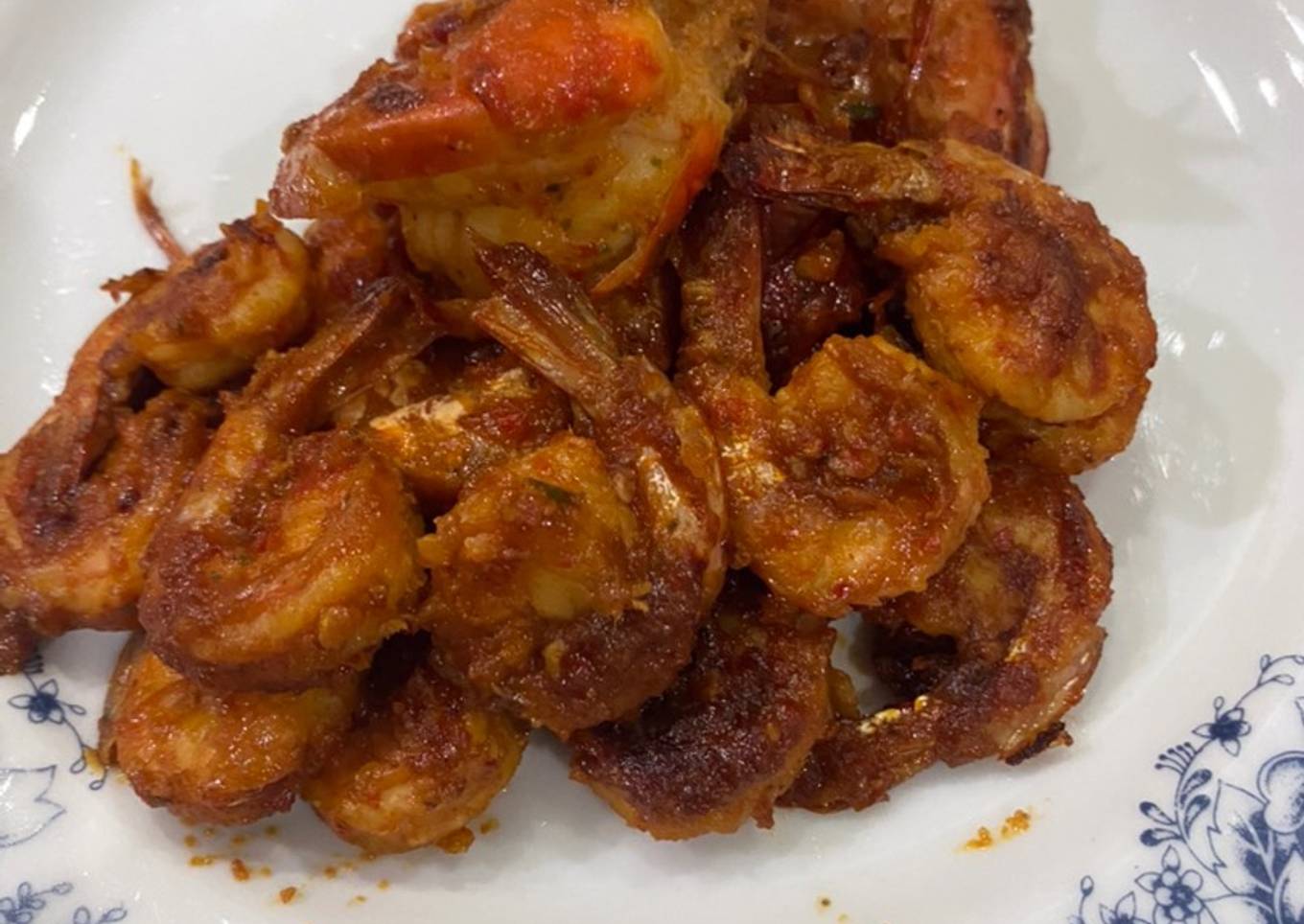 Udang Bakar Teflon