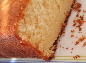 Una foto de Budín de naranja con aceite