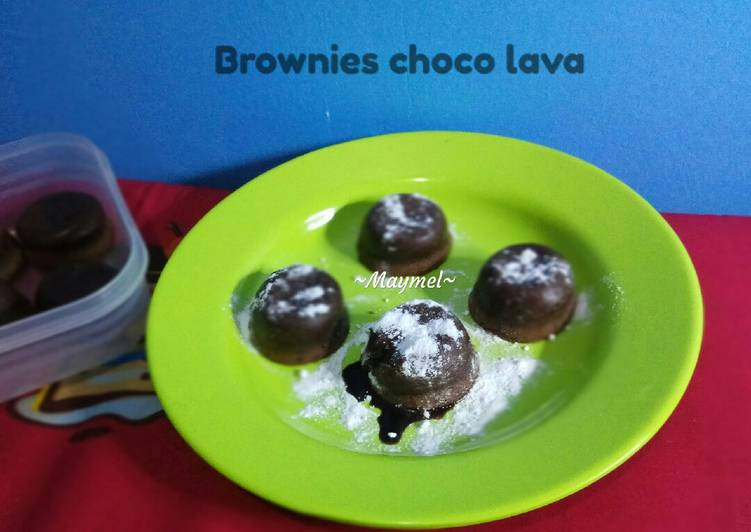 Brownies choco lava
