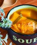 Canh Bí Đỏ Kim Chi Hàn Quốc