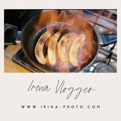 QUICK and EASY to cook FRENCH BANANA FLAMBE A picture of QUICK and EASY to cook FRENCH BANANA FLAMBE.