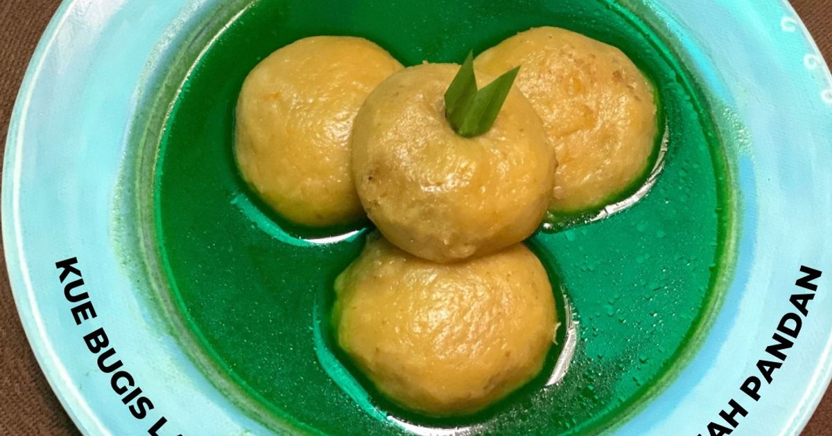 Resep Kue Bugis Labu Kuning Isi Kacang Tanah Kuah Pandan oleh Agustina ...