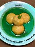 Kue Bugis Labu Kuning Isi Kacang Tanah Kuah Pandan