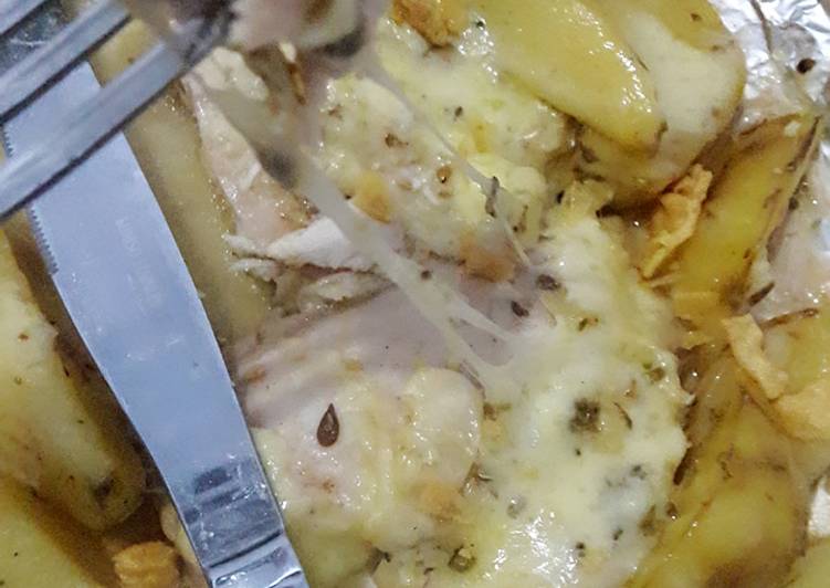 Chicken potatto mozza