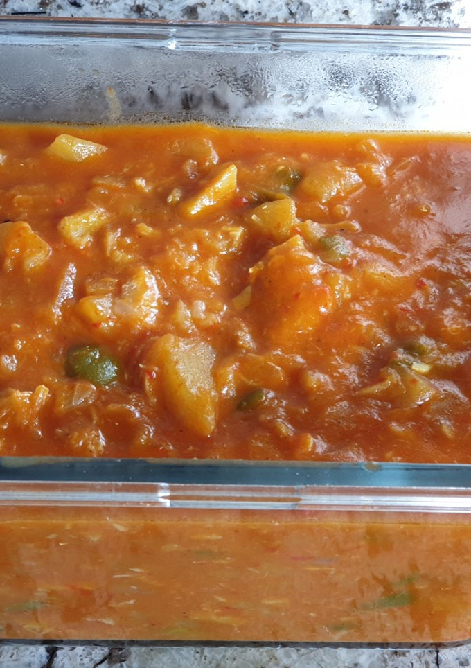Una foto de Bacalao al ajo arriero en Thermomix