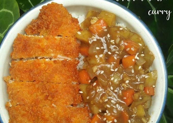 Rice Bowl Chicken Katsu With Curry