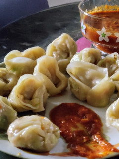 A picture of Vegetable Momo’s / Dumpling Nepali/Darjeeling Style.