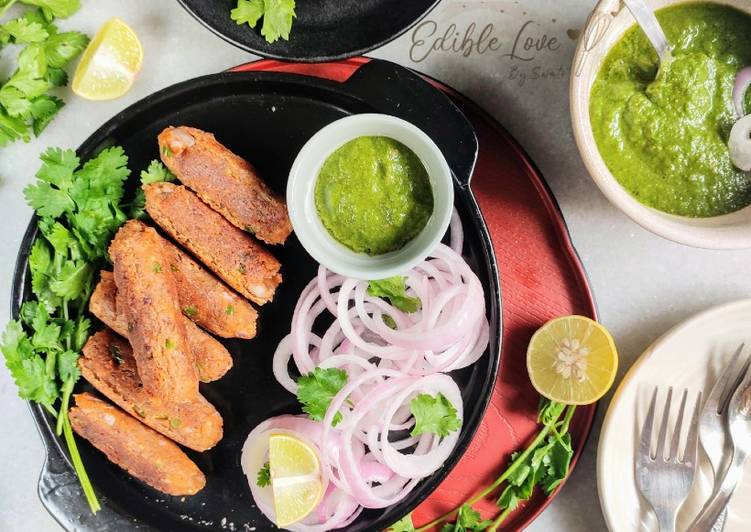 Recipe of Any-night-of-the-week Masoor Dal Seekh Kebabs