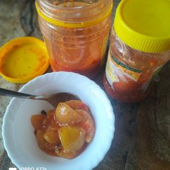 A picture of Tangy lime pickle.
