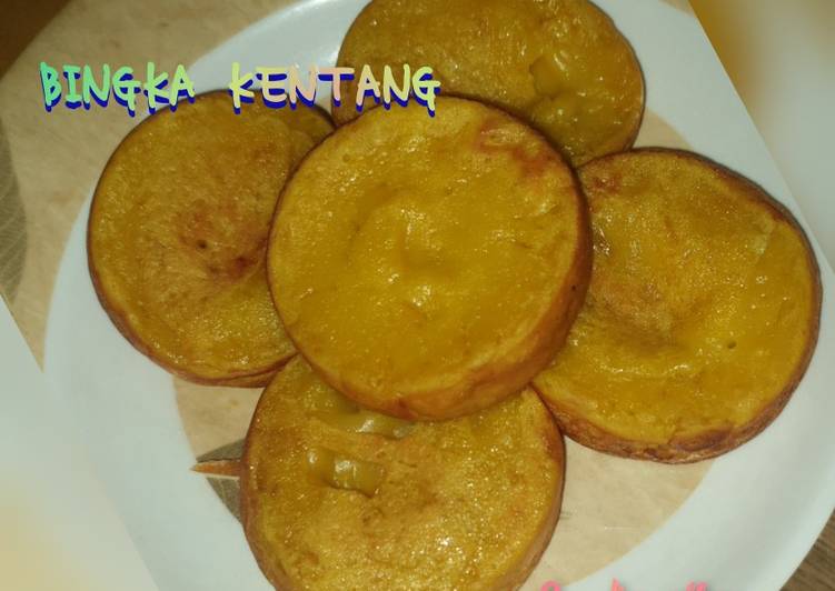 Bingka kentang mini