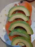 Toast Saumon Avocat Yaourt ou fromage frais