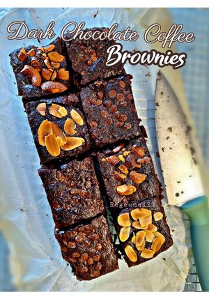 Foto resep Dark Chocolate Coffee Brownies /GFREE
