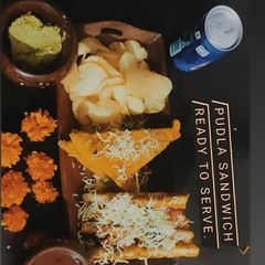 Cheese sandwich pudla A picture of Cheese sandwich pudla.
