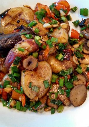 A picture of Pan-seared baby potatoes 香煎小土豆#comfort food#.