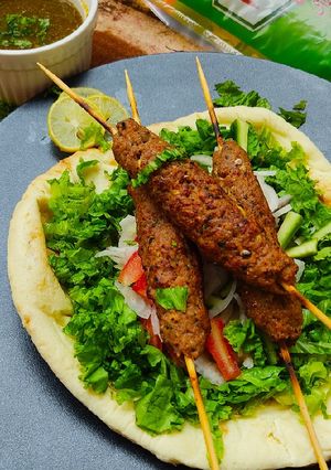 A picture of Bbq seekh kabab.