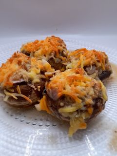 Una foto de Champiñones rellenos