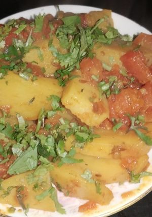 आलू गाजर की सब्जी (Aloo Gajar ki sabzi recipe in hindi) रेसिपी मुख्य फोटो