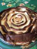Light Rhubarb Cake with Lemon Cream
