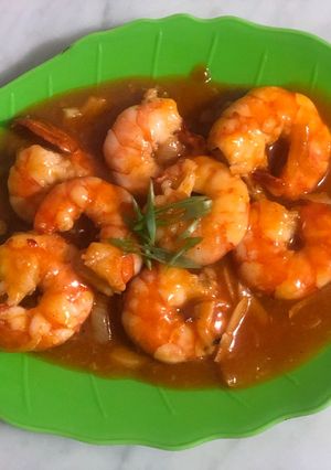 Foto resep Udang saos padang