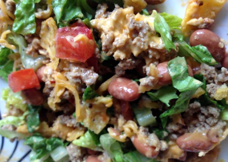 Simple Way to Make Any-night-of-the-week Turkey Taco Salad