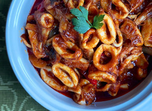 Gambar Sambal Sotong (Pekat/Tak Berair)