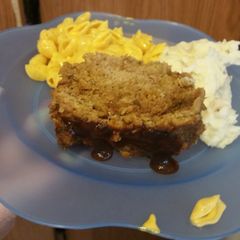 A picture of Honey bourbon meatloaf.