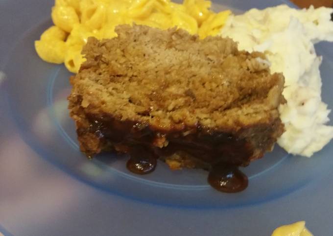 Honey bourbon meatloaf